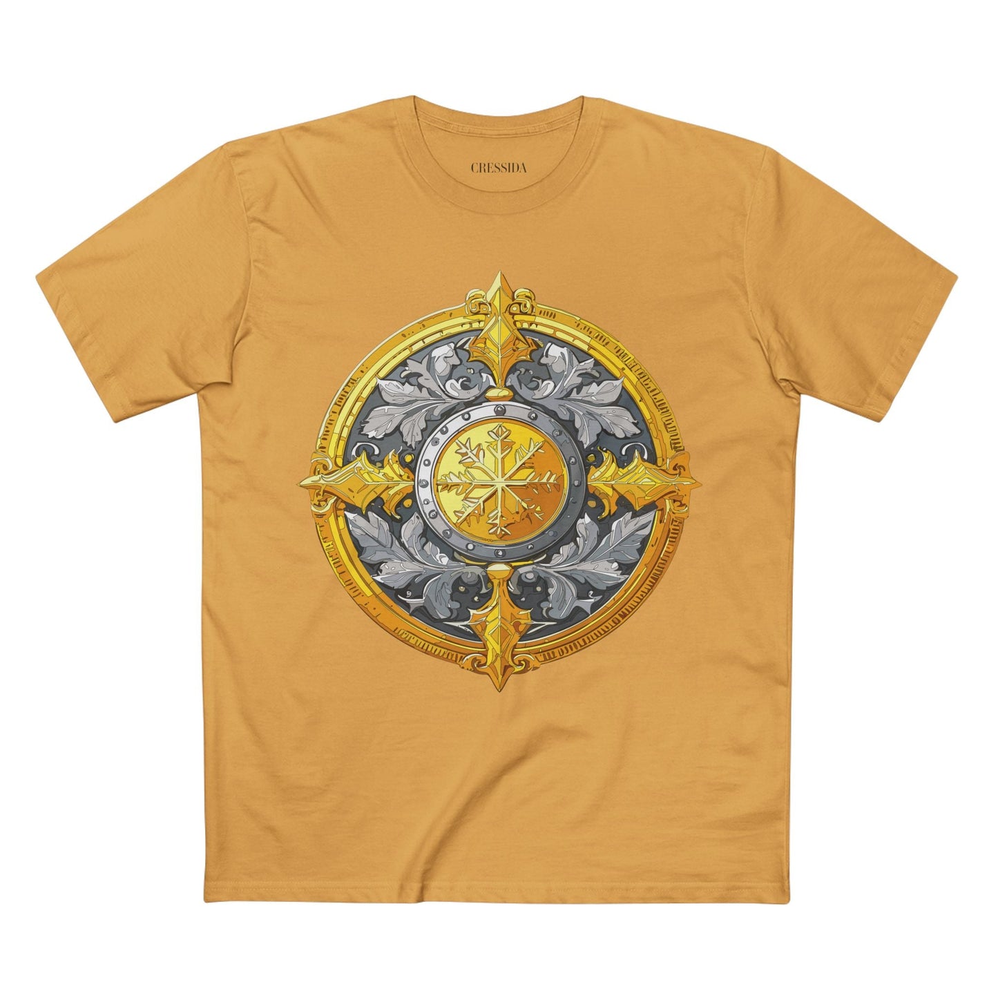Antique Gold Coin Graphic Design T-Shirt Unisex 100 Cotton With Golden Print Artwork Tee 11