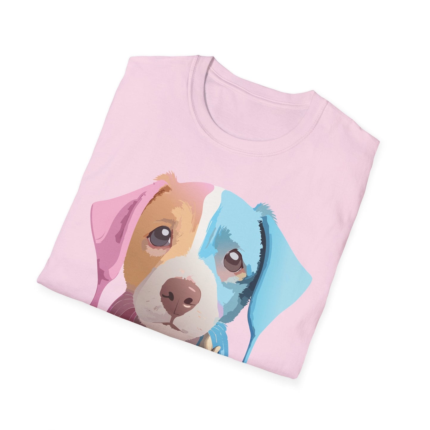 Unisex Dog Shirt Animal Tee Gildan Softstyle 64000 Cotton Tee