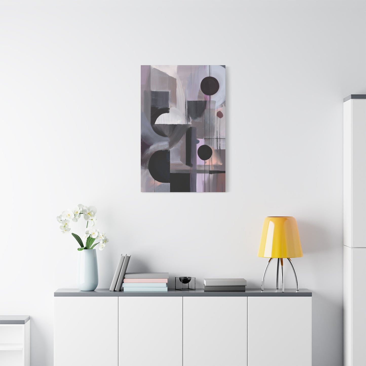 Abstract Geometric Painting Print Canvas 20x24,20x30,24x30 24x32,24x36,30x40 32x48,36x48,40x60 Pine-Wood Inner Frame ABS-46