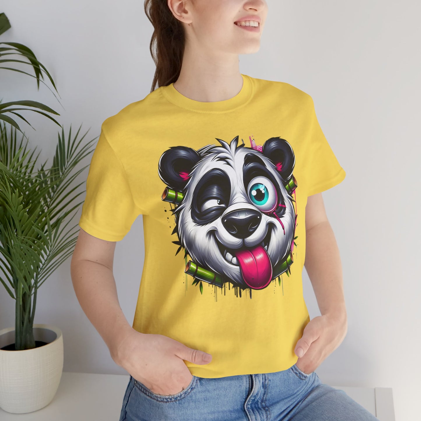 DiDi Panda Shirt, Funny Animal T-Shirt, Cartoon Top, Funny Panda Tee Shirt, Animal Tees, Art Design T-Shirt, Graphic Tee