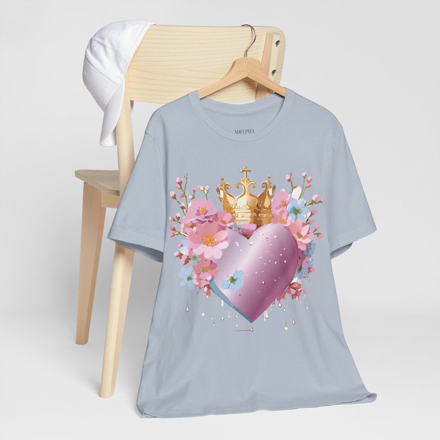 Valentine Graphic Tee Unisex Jersey Short Sleeve By Adelpha Vintage Inspired Artwork