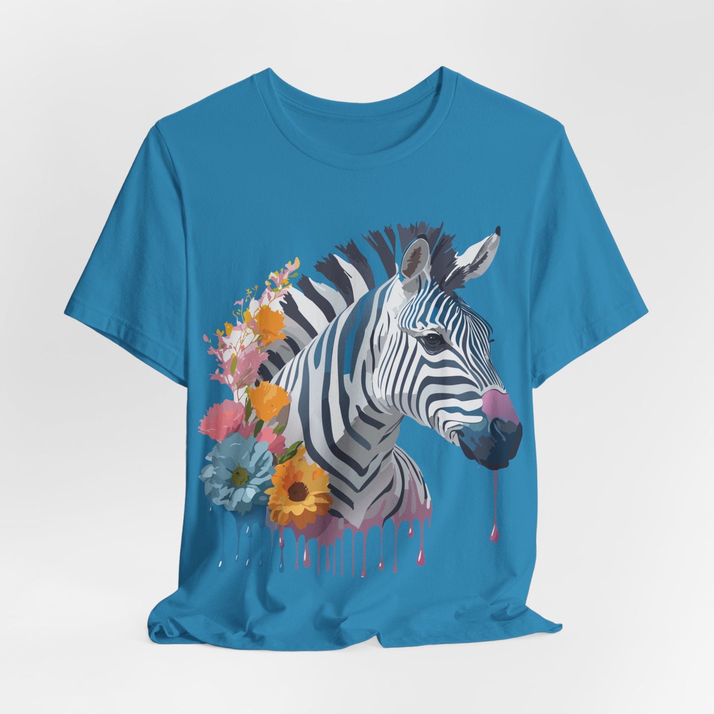 Adelpha Zebra Graphic T Shirt Unisex Vintage Inspired Art Short Sleeve Premium Soft Cotton