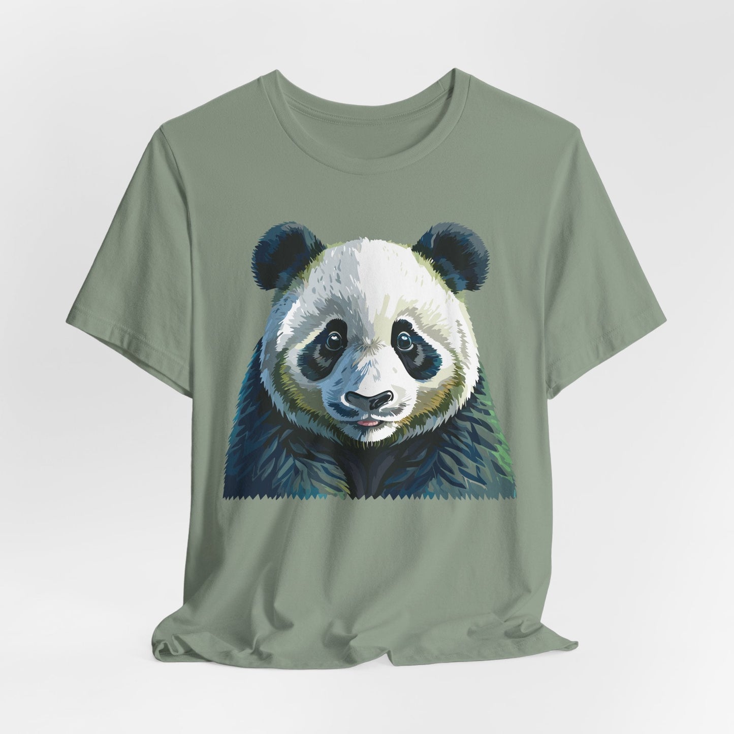 Unisex Animal Graphic Tee Shirt With Wild Animals Art Design Gildan Softstyle 64000