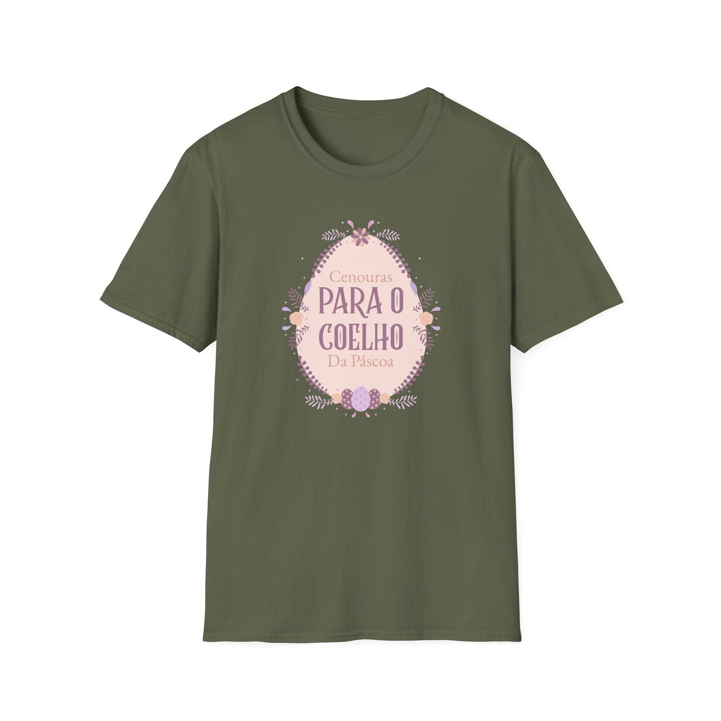 Easter Egg T Shirt Unisex Softstyle Short Sleeve Tee With Easter Signature Prints And Design