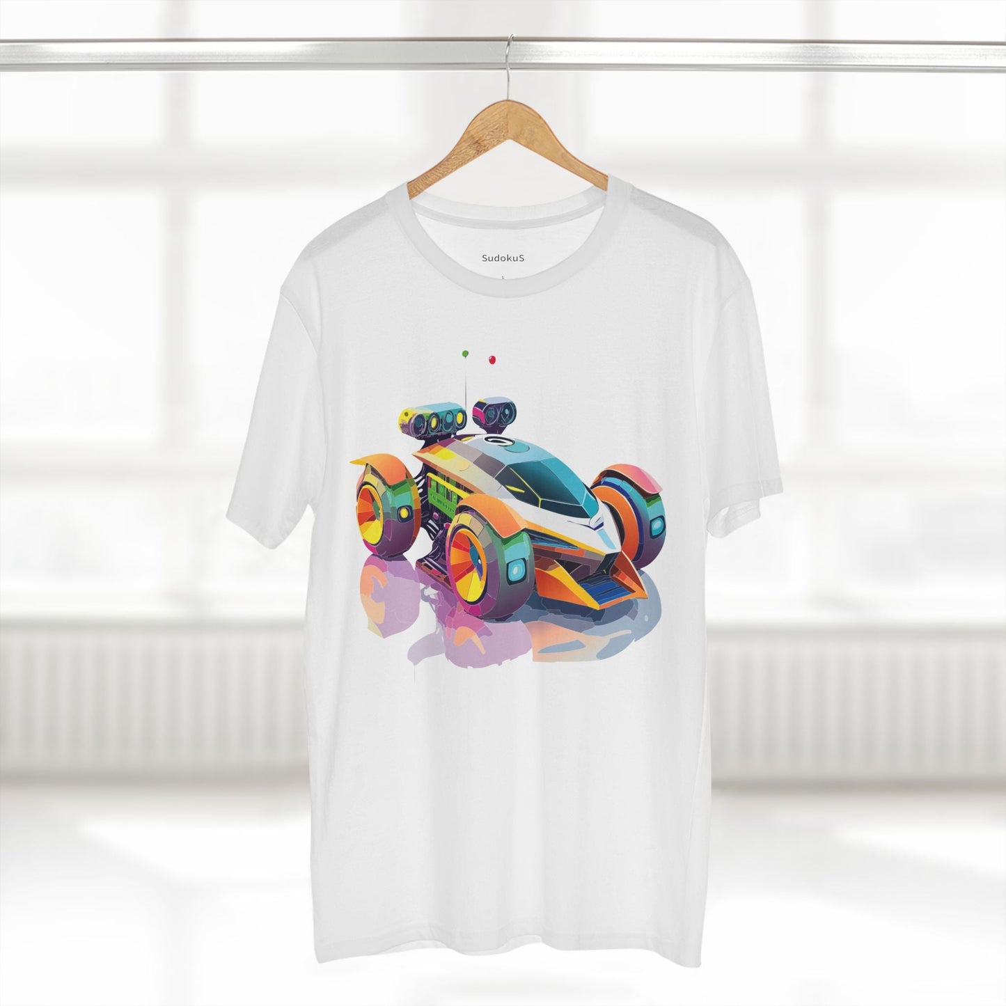 Car Graphic Unisex 100 Cotton Staple Tee 26