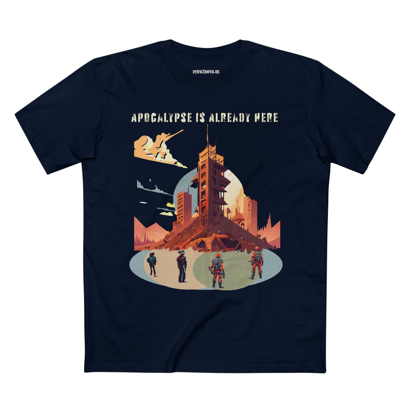 Cataclysm Doomsday Shirt Unisex Premium Cotton Tee With Original Retro Art Design