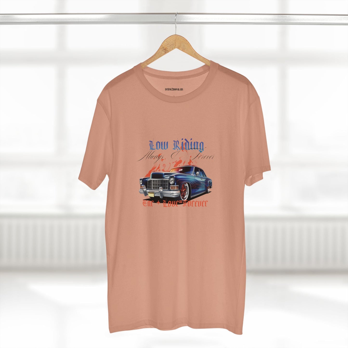Retro Car Shirt RC28 Vintage Car Tee Unisex Premium Cotton With Original Art Design