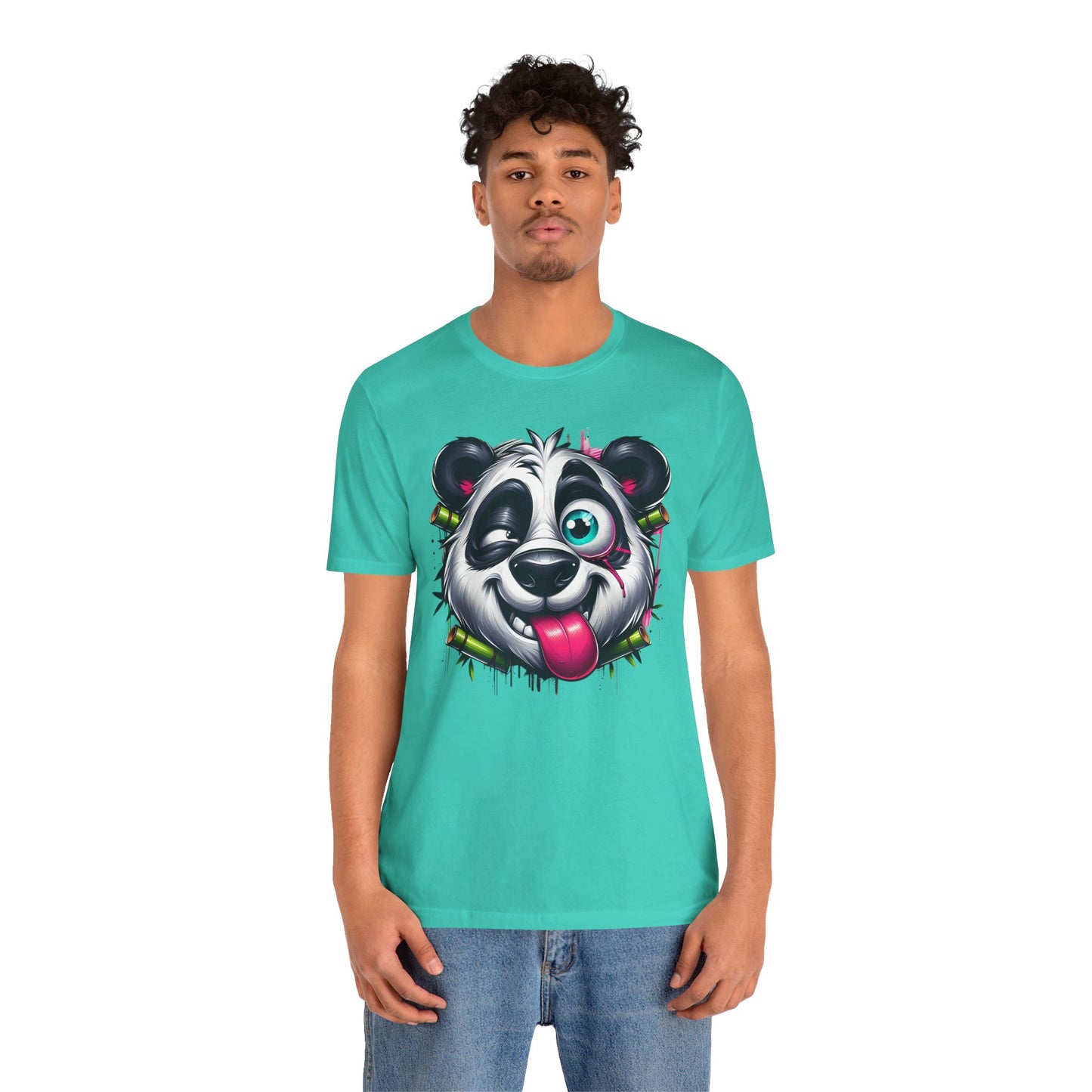 DiDi Panda Shirt, Funny Animal T-Shirt, Cartoon Top, Funny Panda Tee Shirt, Animal Tees, Art Design T-Shirt, Graphic Tee