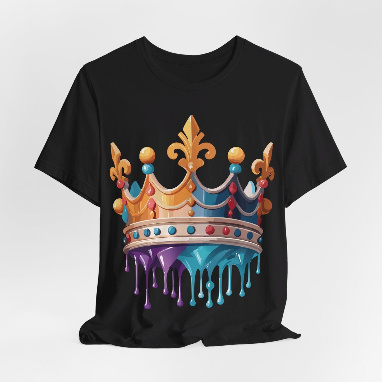 Adelpha Crown Graphic Tee Unisex Vintage Inspired Art Design Short Sleeve Shirt