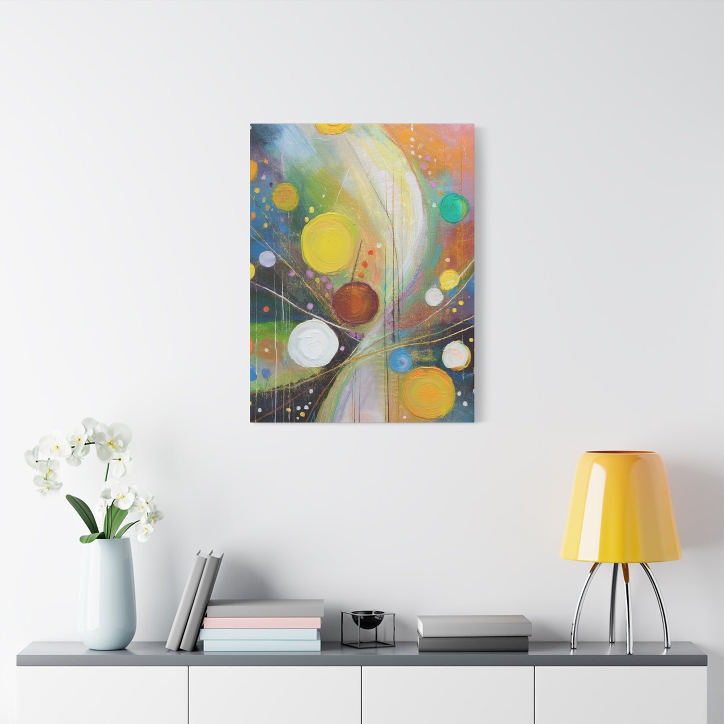 Abstract Oil Painting Print Canvas 20x24,20x30,24x30 24x32,24x36,30x40 32x48,36x48,40x60 Pine-Wood Inner Frame ABS-115