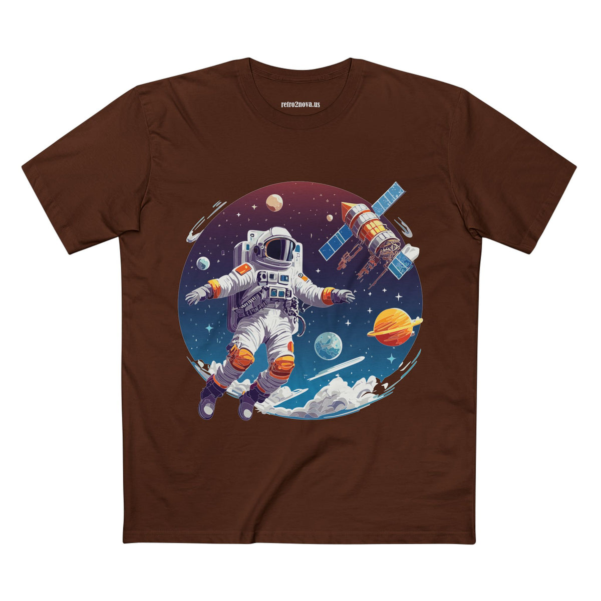 Cosmos Astronaut Graphic Tee Staple Unisex 100 Cotton Tee Shirt - CS-34