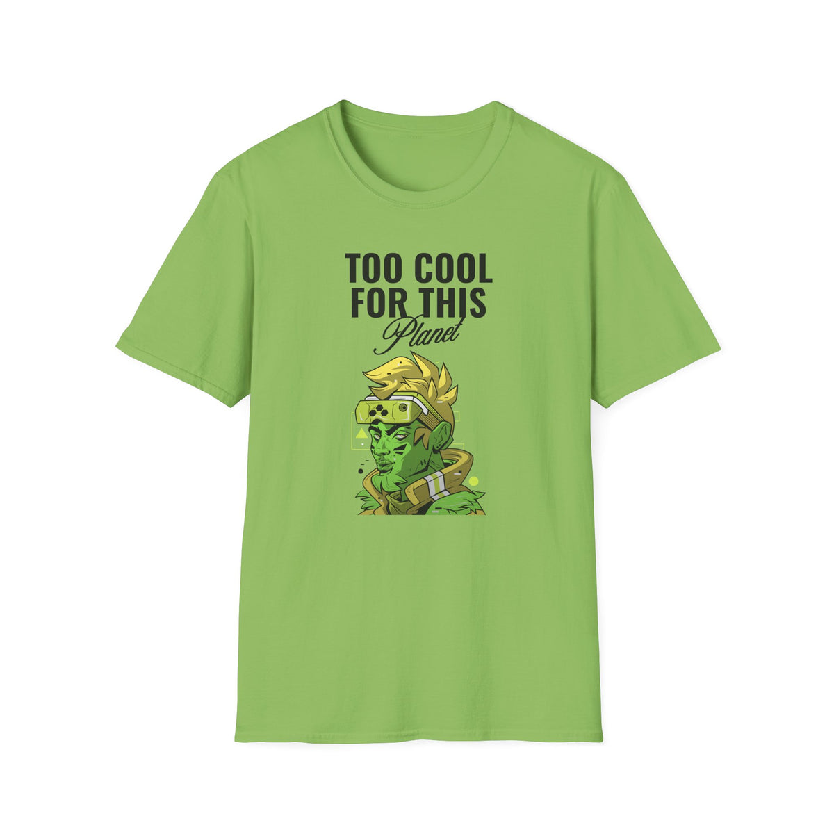 Funny UFO Aliens Graphic Tee Gildan Unisex 100 Cotton Tee Shirt - 20