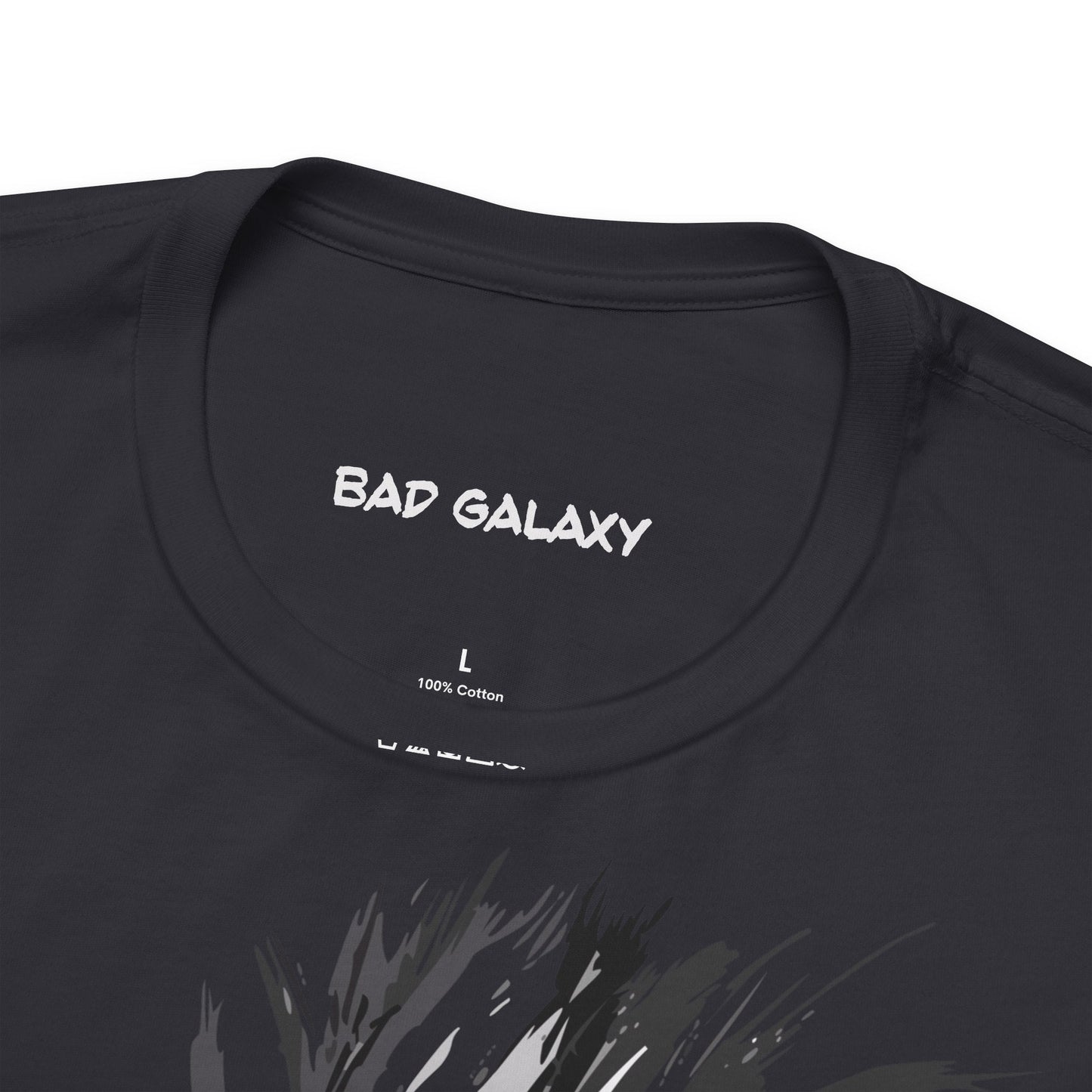 Punk Rock Tee Shirt From Bad Galaxy Made To Order 100 Percent Cotton Eco Friendly Inks