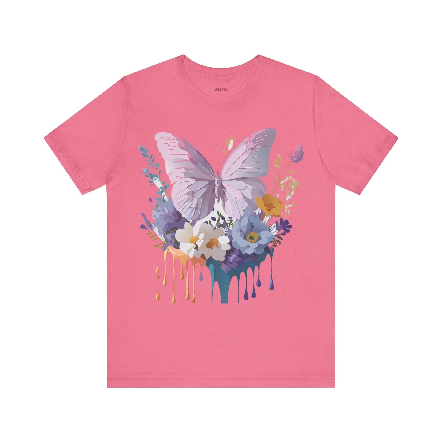 Adelpha Graphic Butterfly Unisex Short Sleeve Graphic Tee Art Design