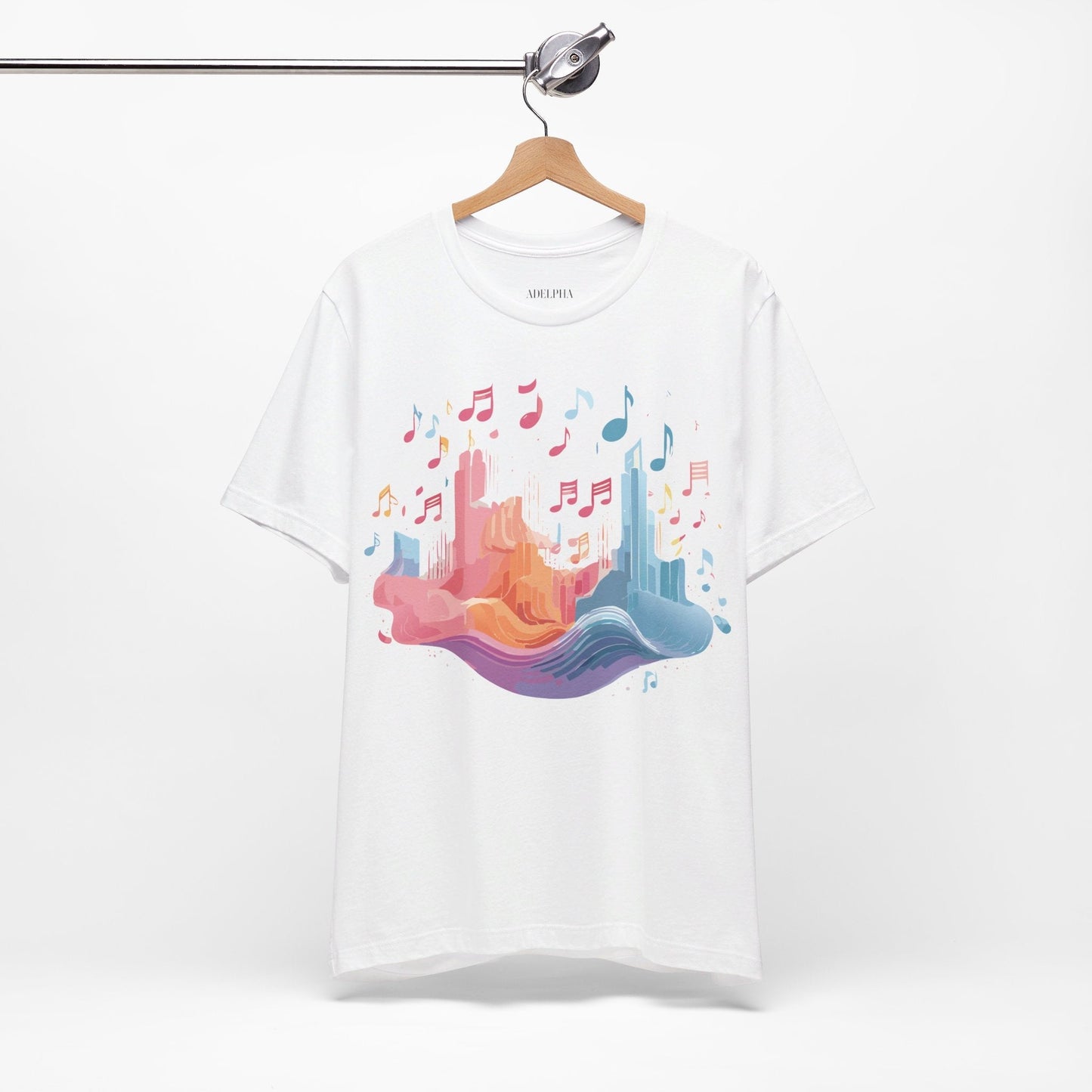 Music Graphic Tee Unisex Jersey Short Sleeve Art Design Adelpha Vintage Artwork Premium