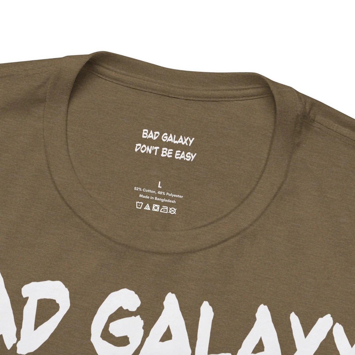 Funny Dog Tee Shirt From Bad Galaxy 100 Percent Cotton Made In USA Eco Friendly Inks
