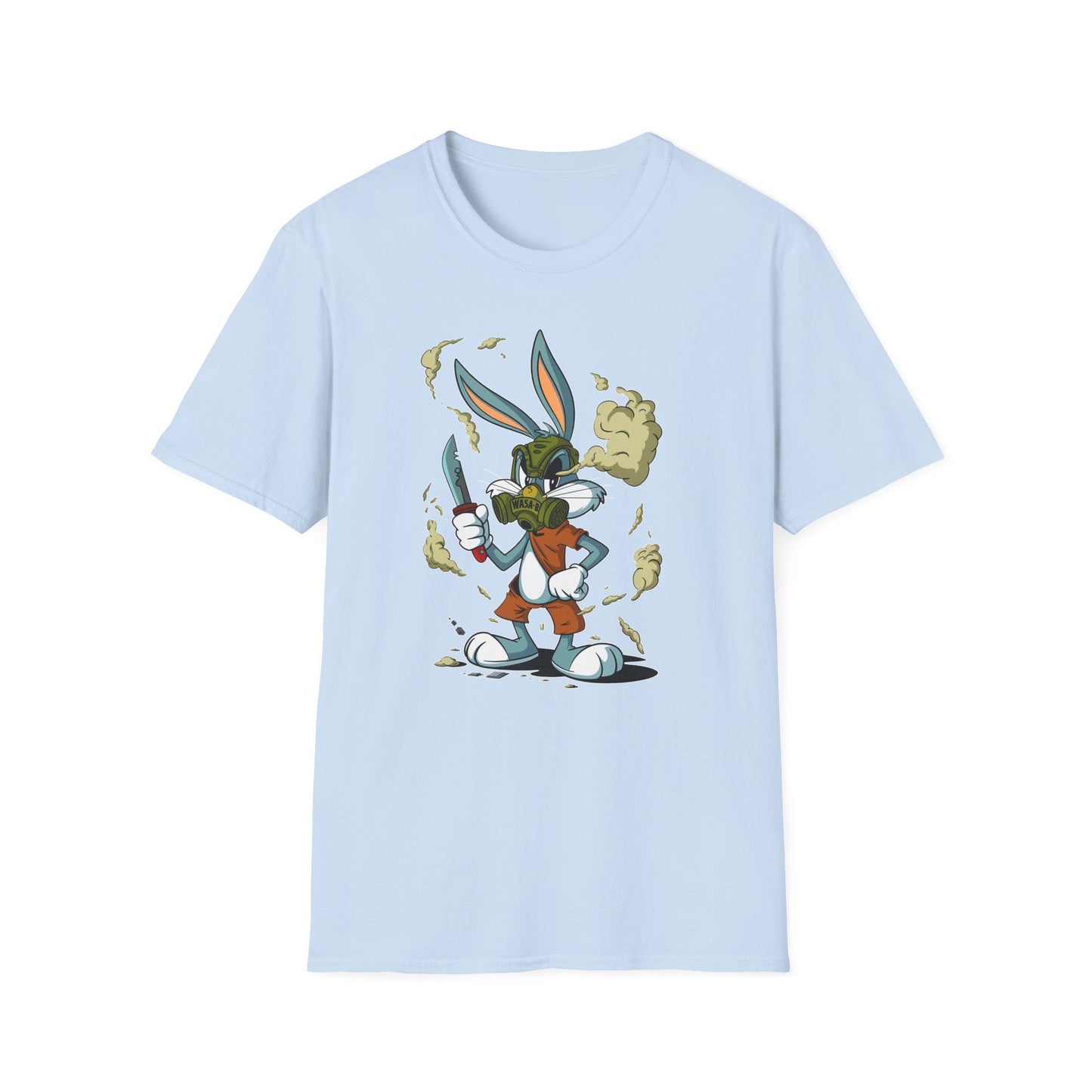 Bugs Bunny T Shirt Unisex Cartoon Graphic Tee Softstyle Gildan 64000 Short Sleeve