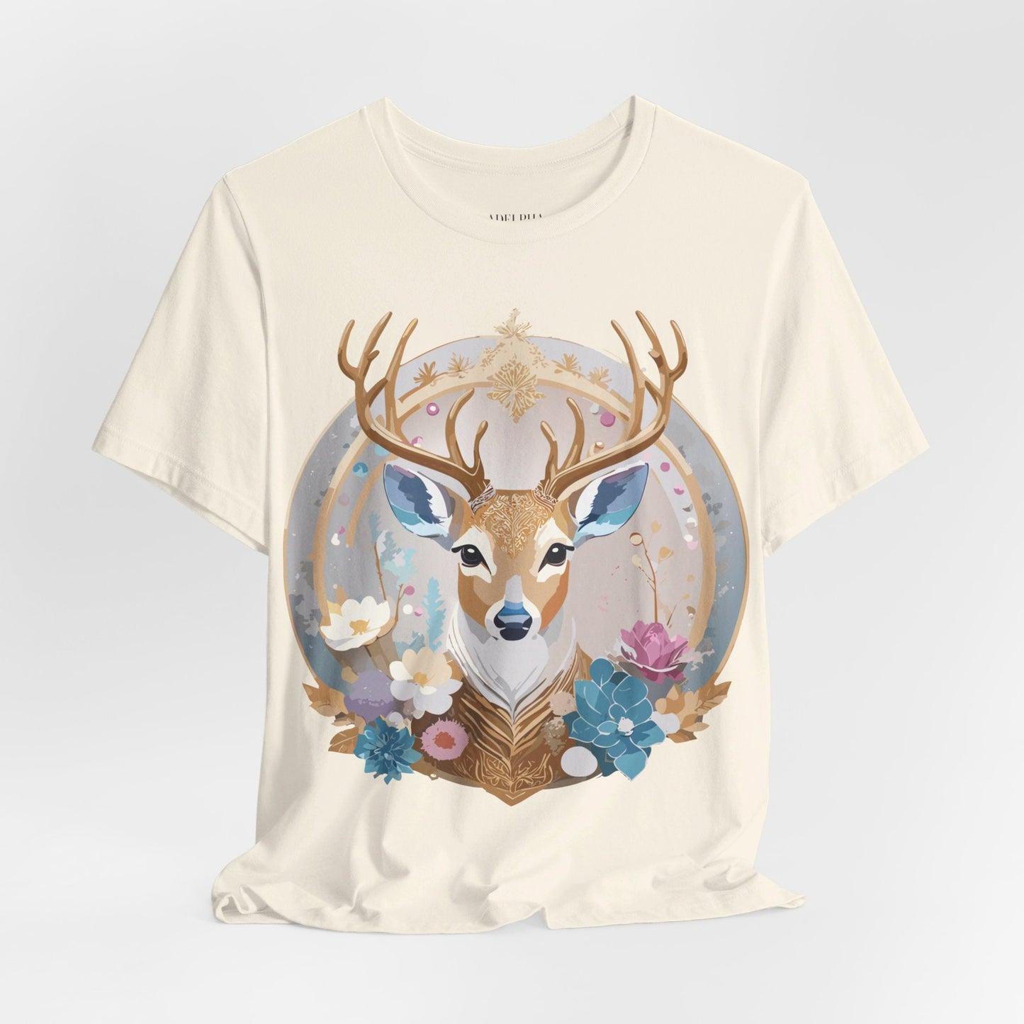 Adelpha Medallion Graphic Tee Unisex Short Sleeve Vintage Inspired Artwork Shirt
