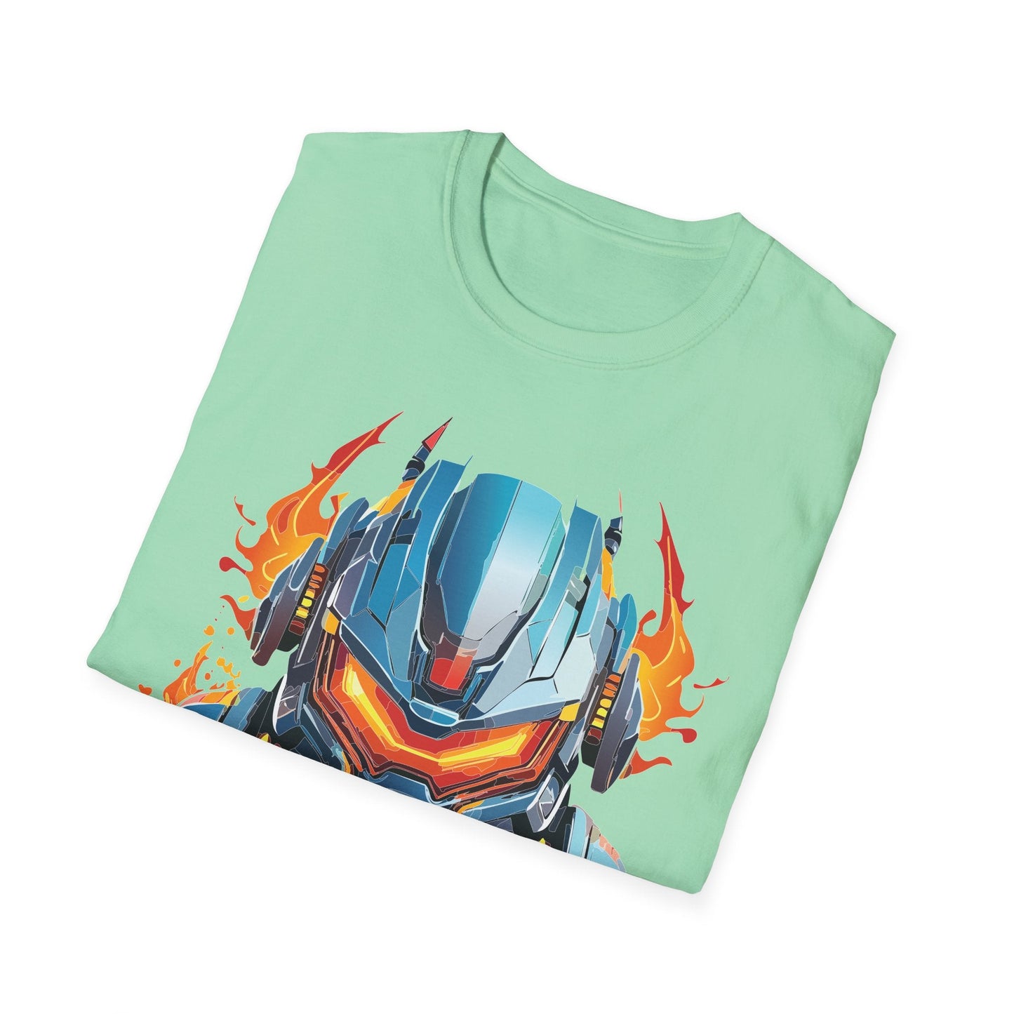Cyborg Tee Unisex Robot Terminator Shirt Softstyle Gildan 64000 Short Sleeve Art Design
