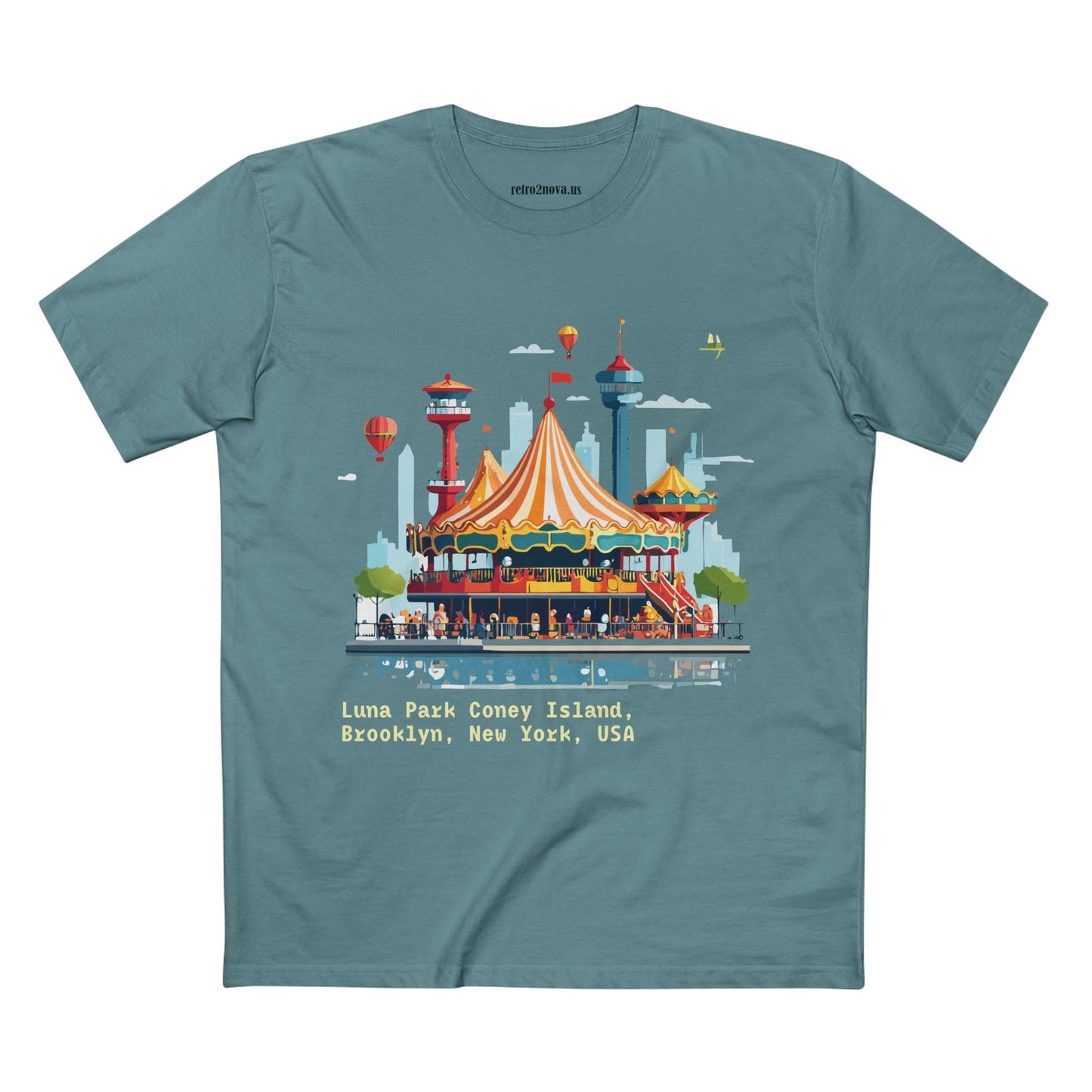 Travel Shirt Brooklyn Shirt Unisex Premium Cotton Tee With Original Art Design TT15
