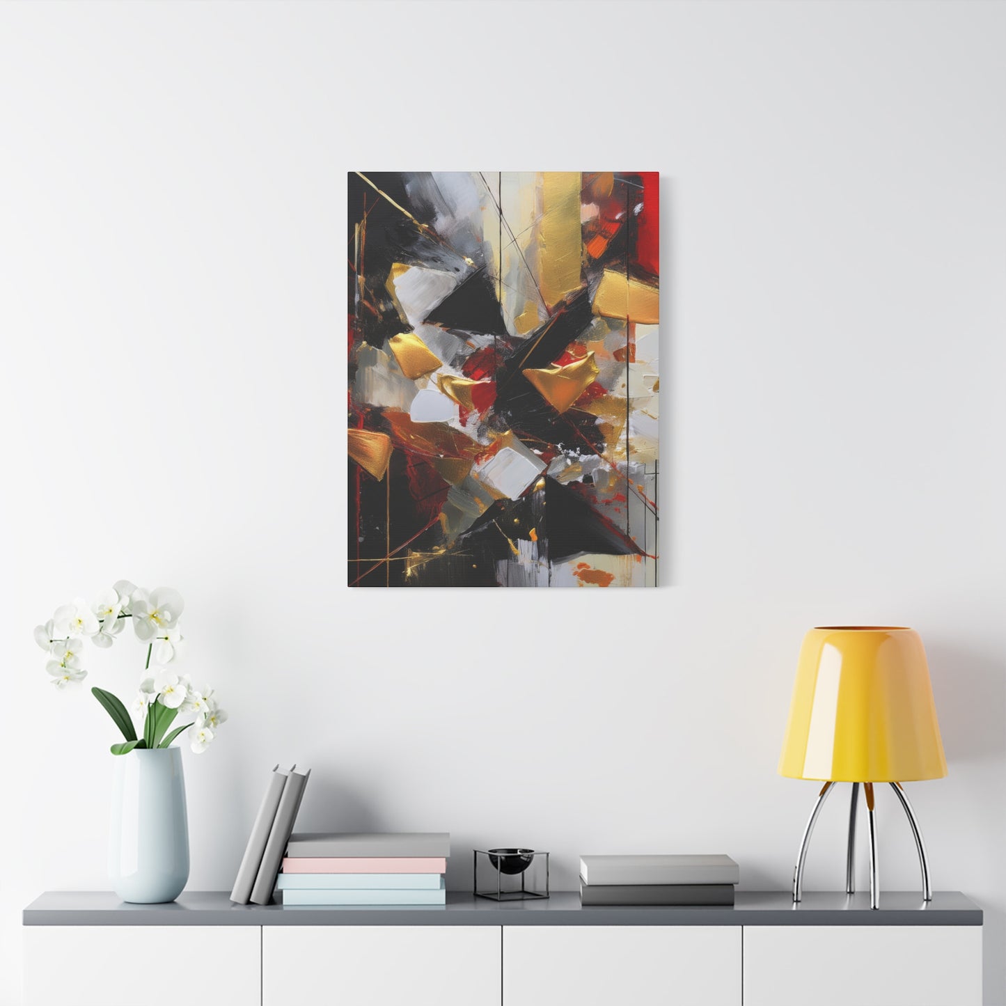 Abstract Oil Painting Print Canvas 20x24,20x30,24x30 24x32,24x36,30x40 32x48,36x48,40x60 Pine-Wood Inner Frame ABS-186