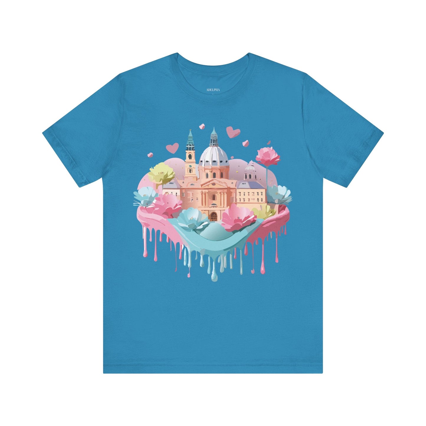 Prague Tourist Graphic Tee By Adelpha Unisex Vintage Inspired Art Shirt Original Artwork