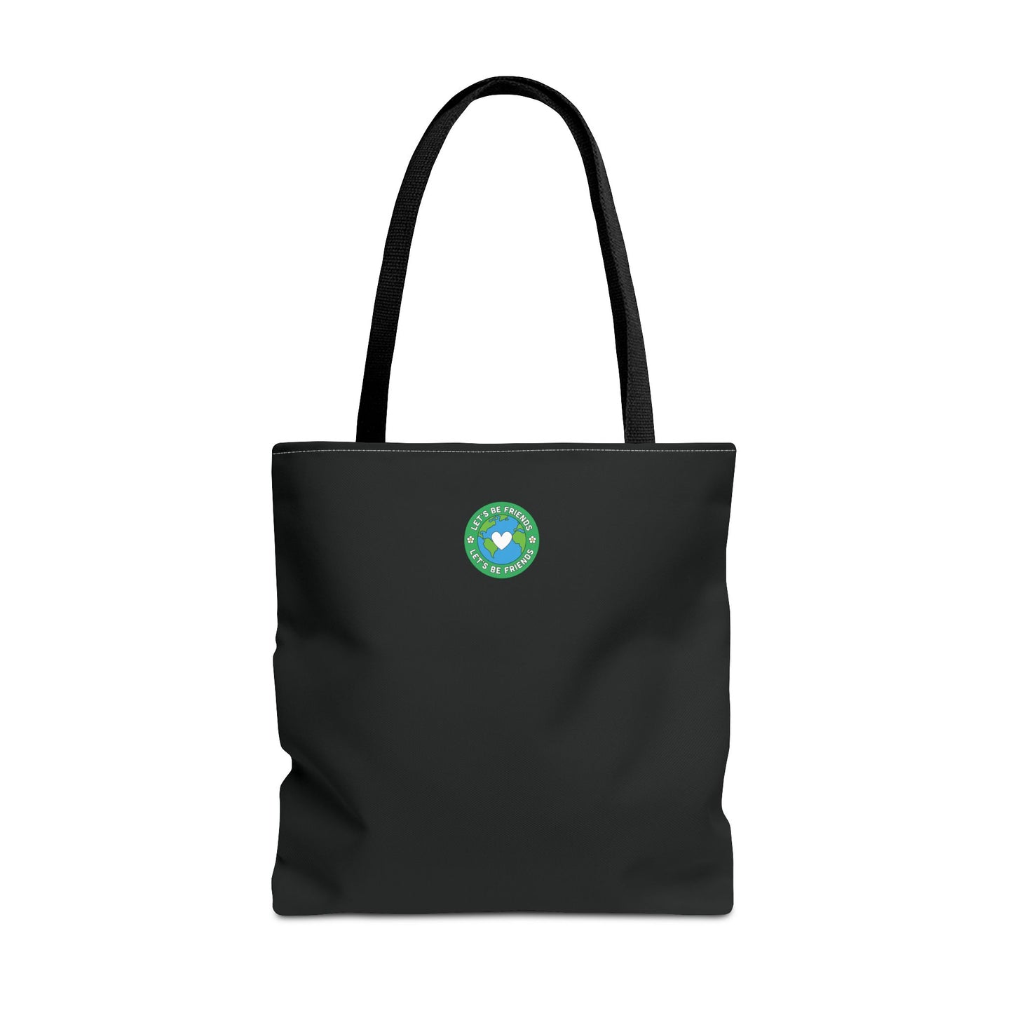 ECO BLACK COLOR CANVAS BAG HIGH-QUALITY 100% SPUN POLYESTER 3 SIZES BAG-E1