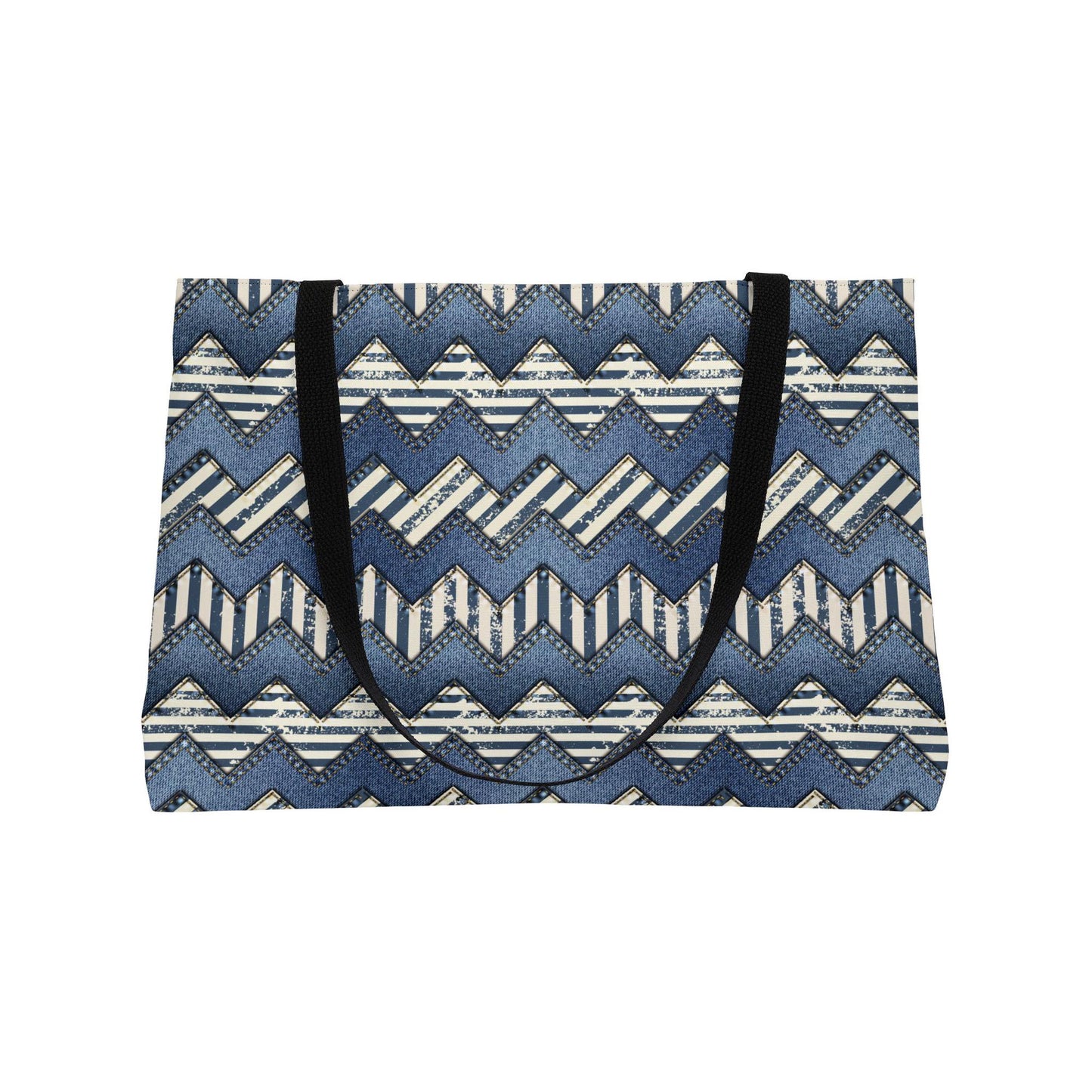 Denim Color Imitation Print Unisex  Yoga Bag  Spun Polyester 24x13 Canvas Gym Bag 16