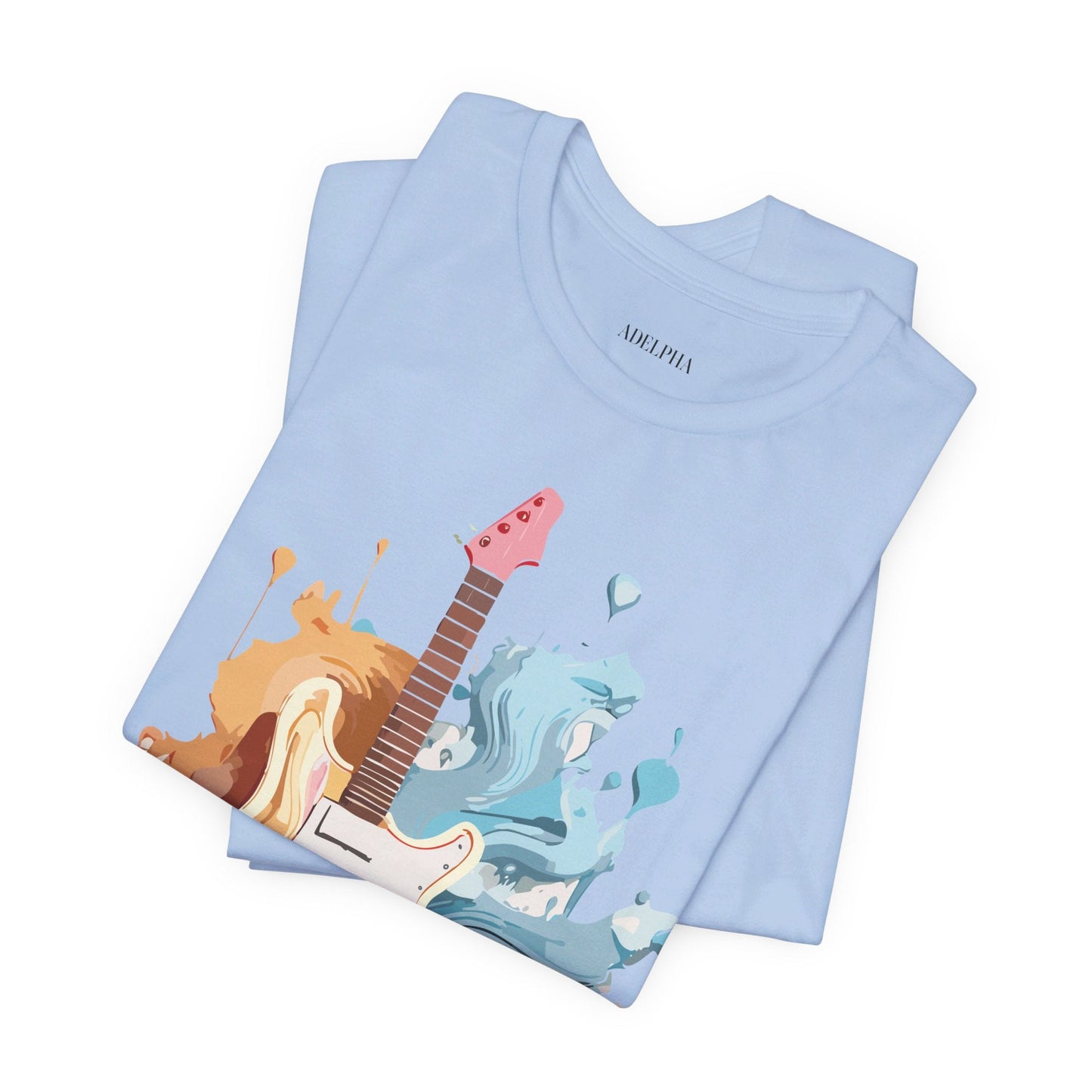 Adelpha Music Graphic T Shirt Unisex Jersey Short Sleeve Vintage Inspired Tee Art Collection