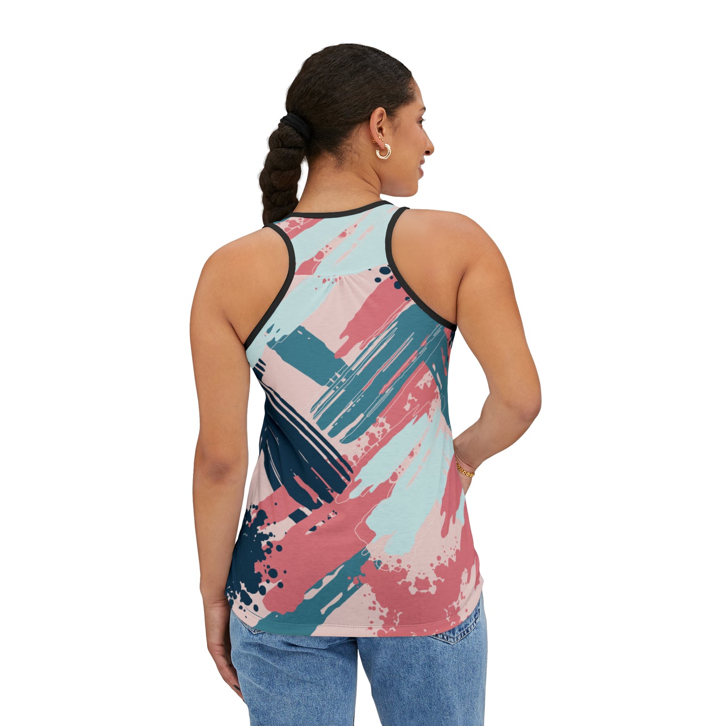 Summer Tank Top with Abstract prints