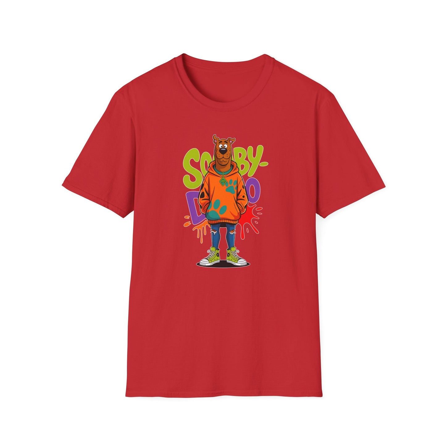 Unisex Cartoon T Shirt With Animation Funny Animals Tee Gildan Softstyle 64000 100 Percent Cotton