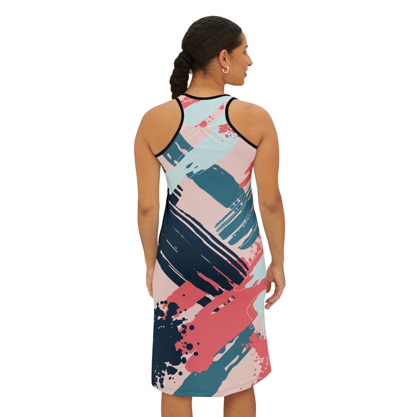 Summer Dress with Abstract prints