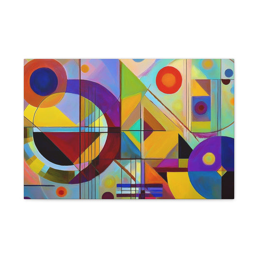 Abstract Oil Painting Print Canvas 24x16 30x20 36x24 48x32 60x40 Bright Latex Inks Horizontal Pine-Wood Inner Frame ABH-13