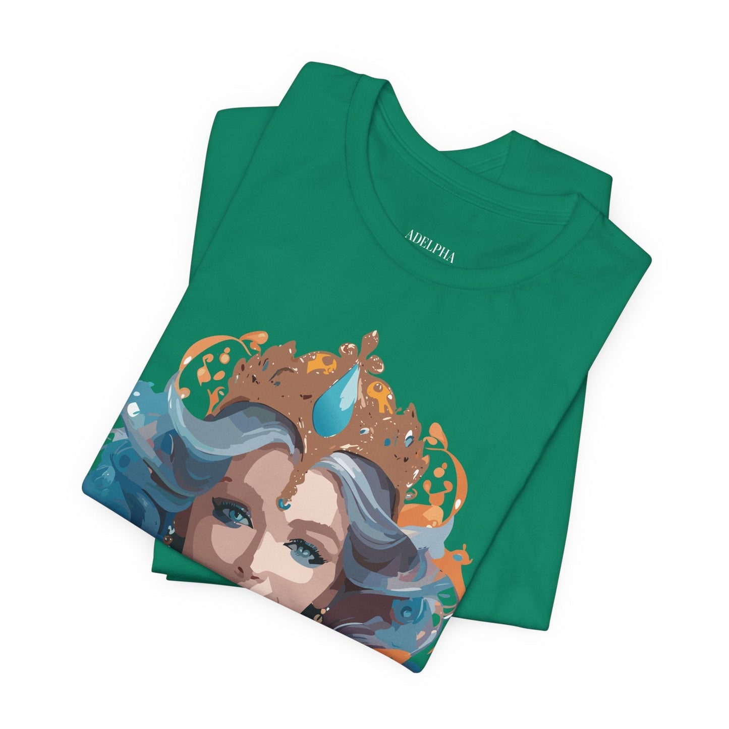 Queen Graphic Tee Unisex Adelpha Vintage Artwork Short Sleeve Premium Casual Wear