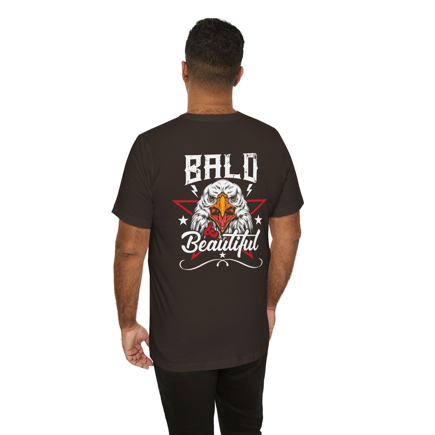 Bald Eagle Graphic Illustration Unisex Cotton Tee a3