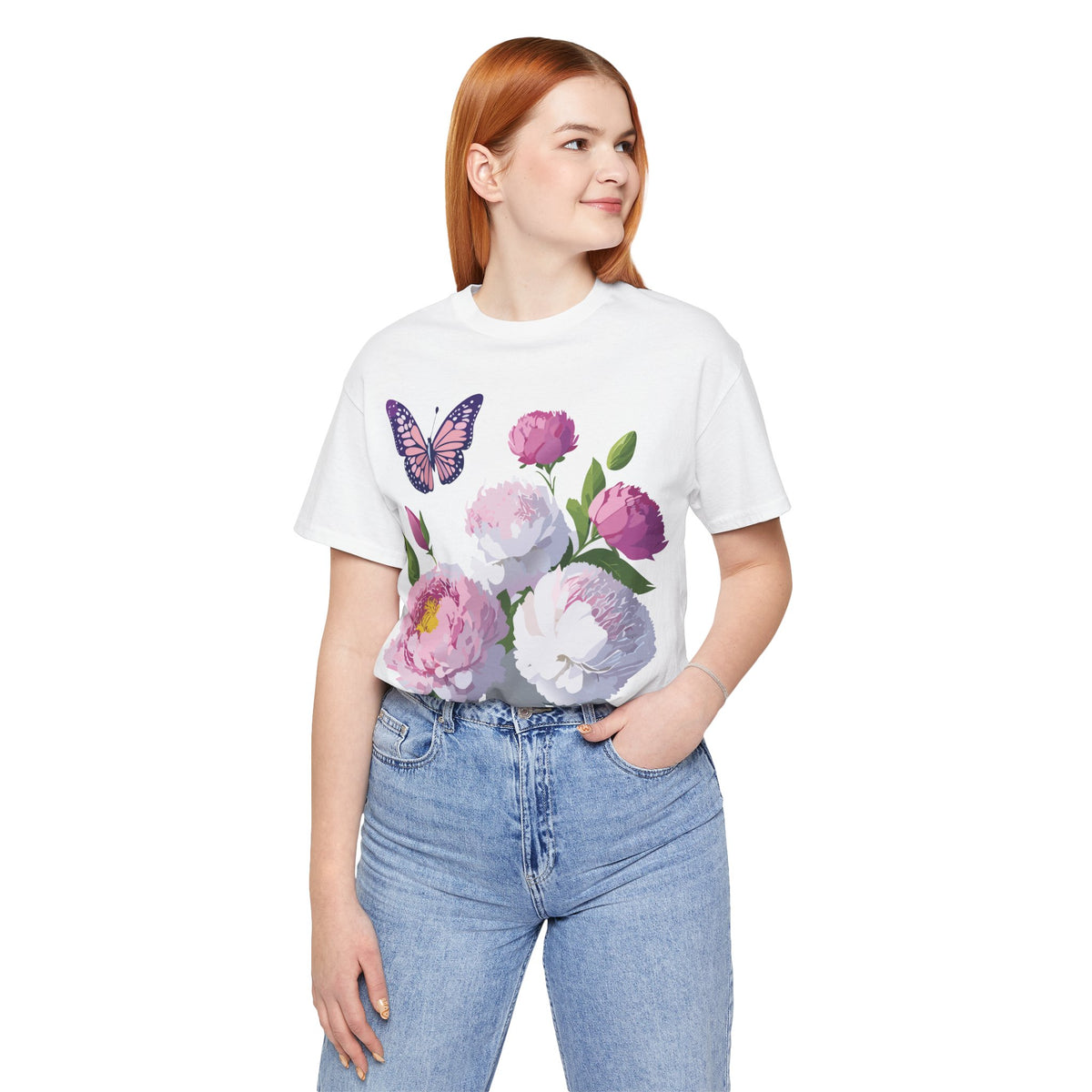 Floral Graphic Tee Shirt - Bella+Canvas Unisex 100 Cotton 39