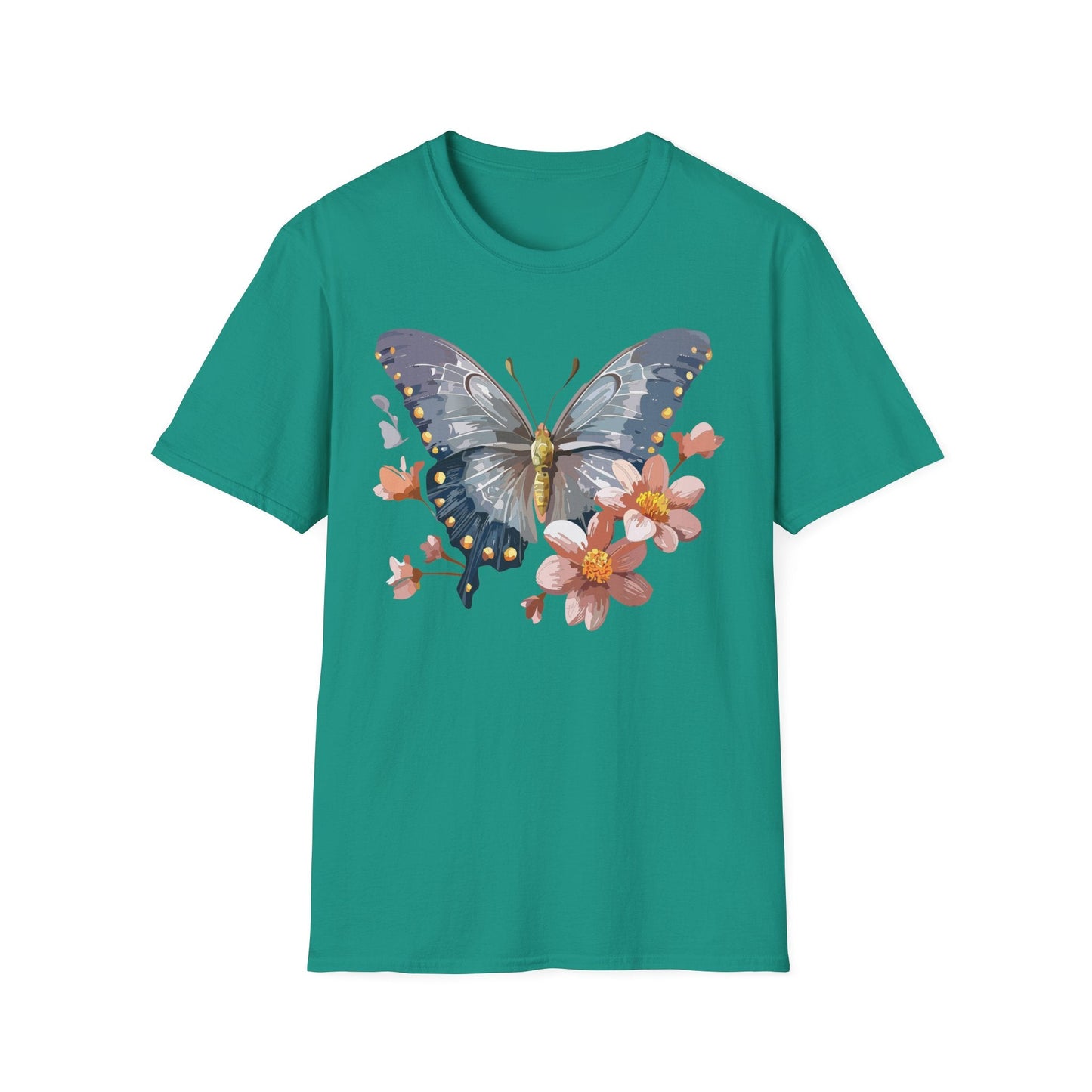 Butterfly Shirt Unisex T Shirt Monarch Butterfly Softstyle Tee Gildan 64000 Breathable Everyday Wear