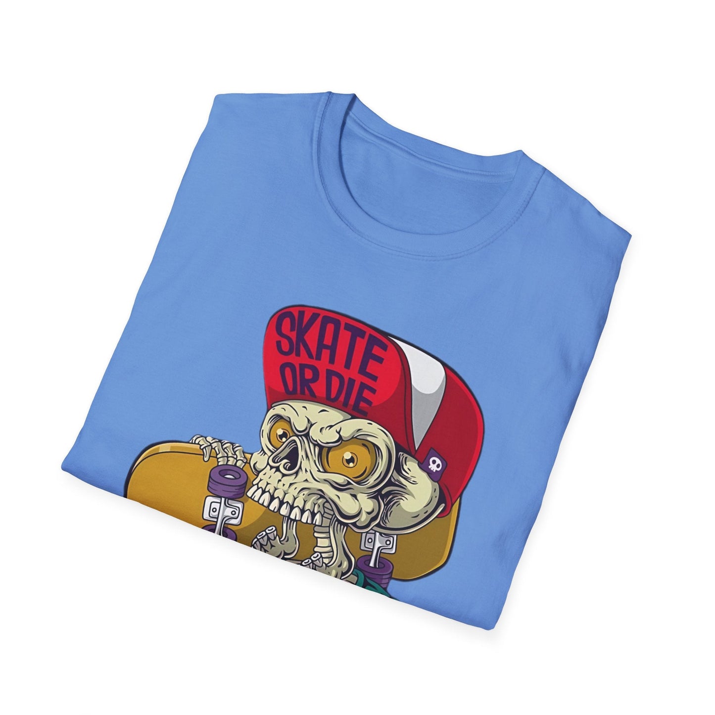 Skull T Shirt Skeleton Tee Unisex Softstyle Cotton Gildan 64000 Graphic Tee For Everyday Wear