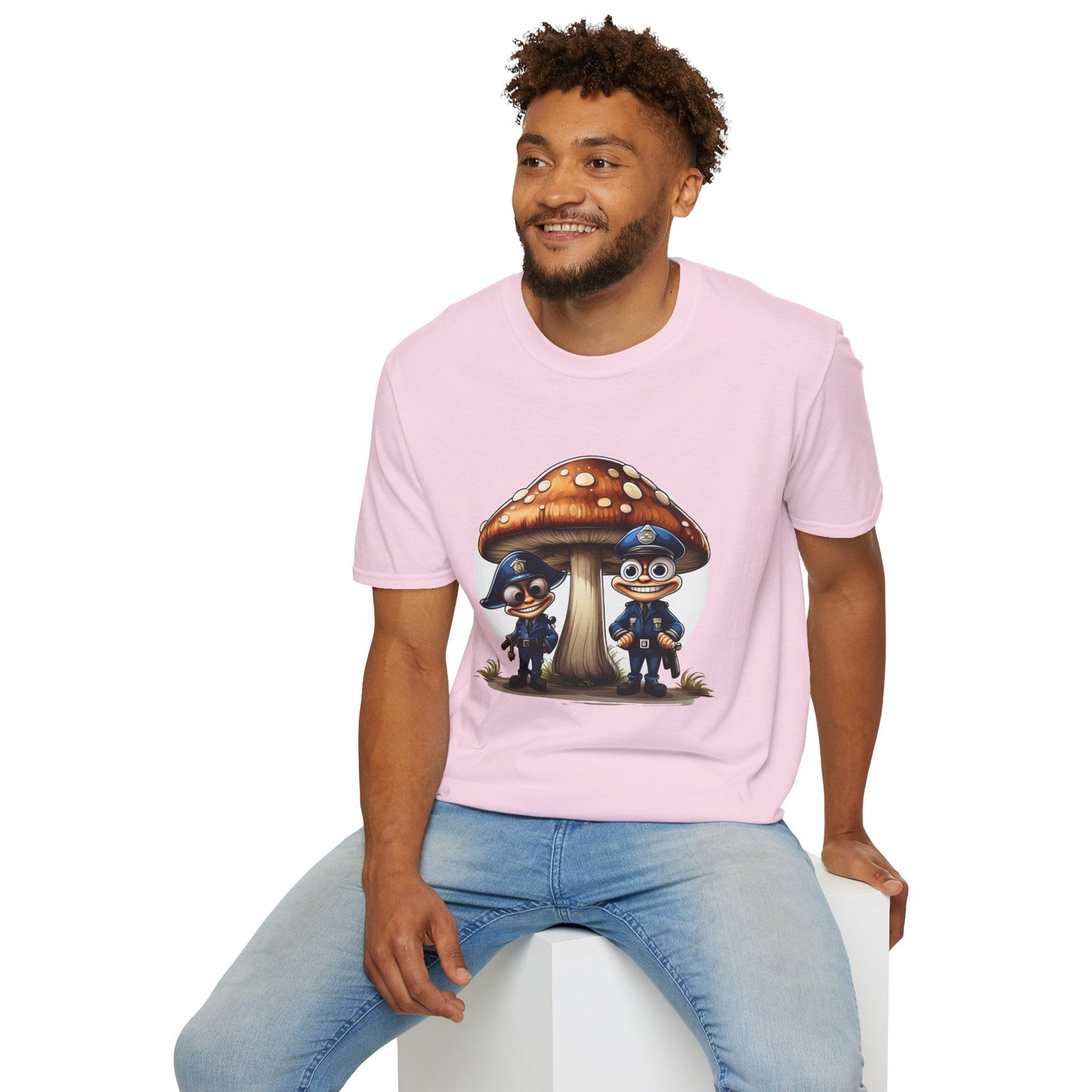 Mashroom Tee Shirt Unisex Funny Mashroom Design Shirt With Fungus Gildan Softstyle 64000