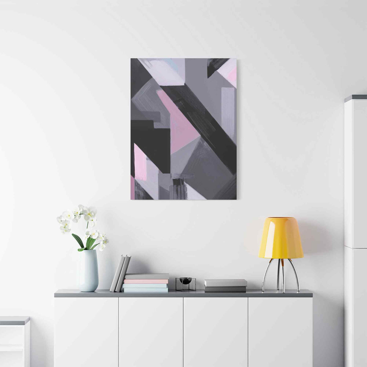 Abstract Geometric Painting Print Canvas 20x24,20x30,24x30 24x32,24x36,30x40 32x48,36x48,40x60 Pine-Wood Inner Frame ABS-45