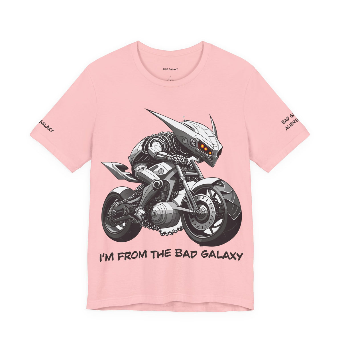Alien Graphic Unisex Cotton Bella+Canvas Tee with Art Design b57