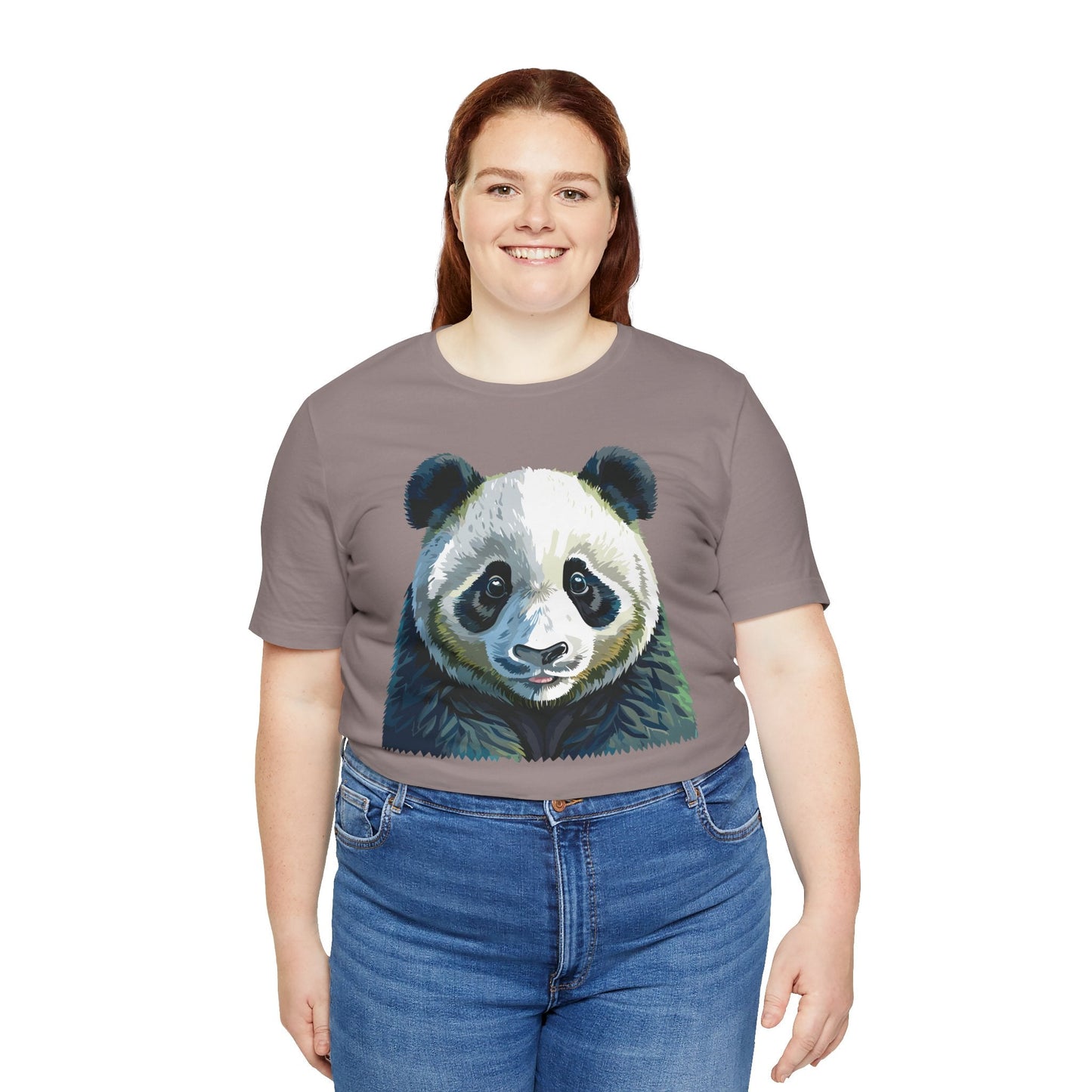 Unisex Animal Graphic Tee Shirt With Wild Animals Art Design Gildan Softstyle 64000