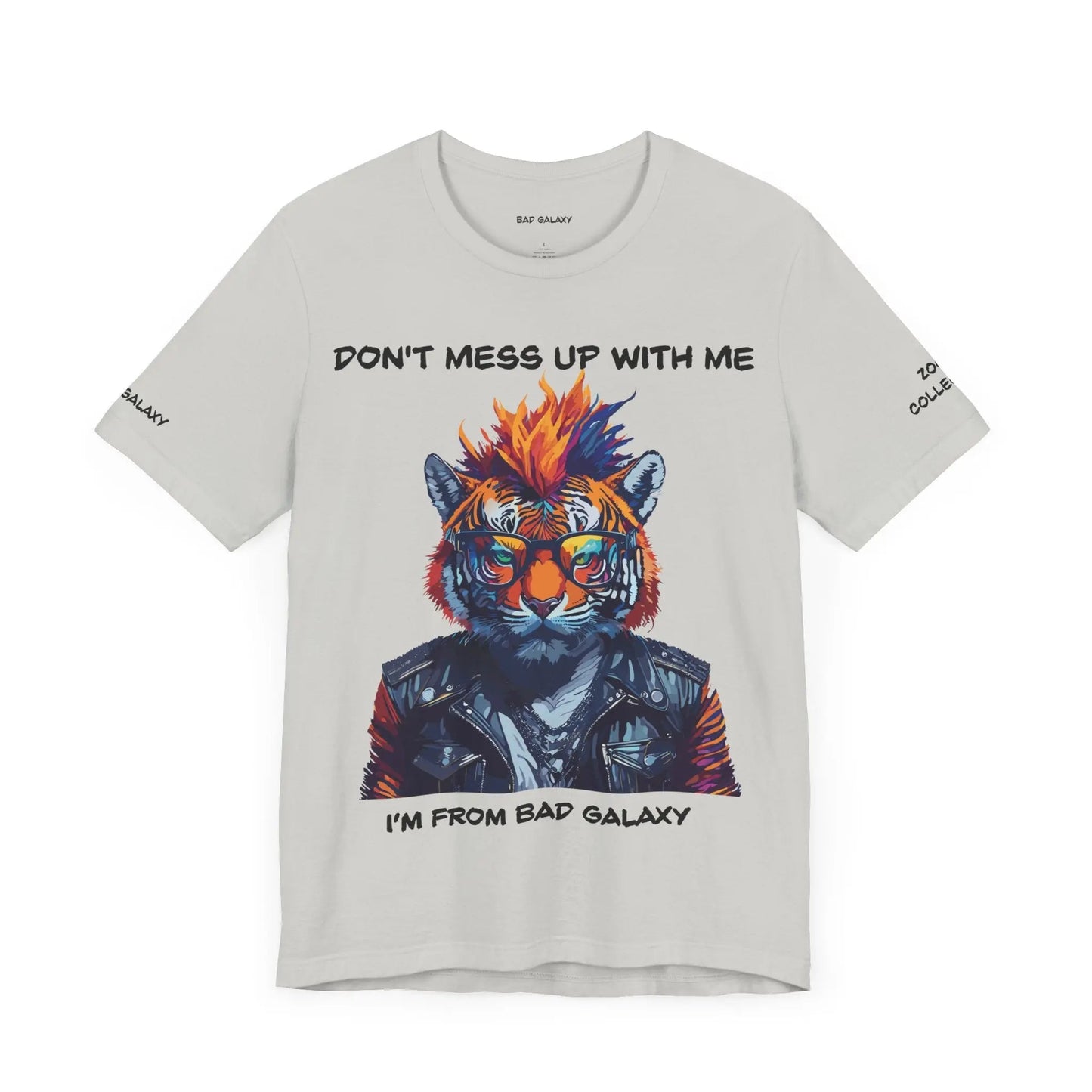 Bad Galaxy Animal T Shirt 100 Percent Cotton Eco Friendly Ink Made in USA Durable Stitching
