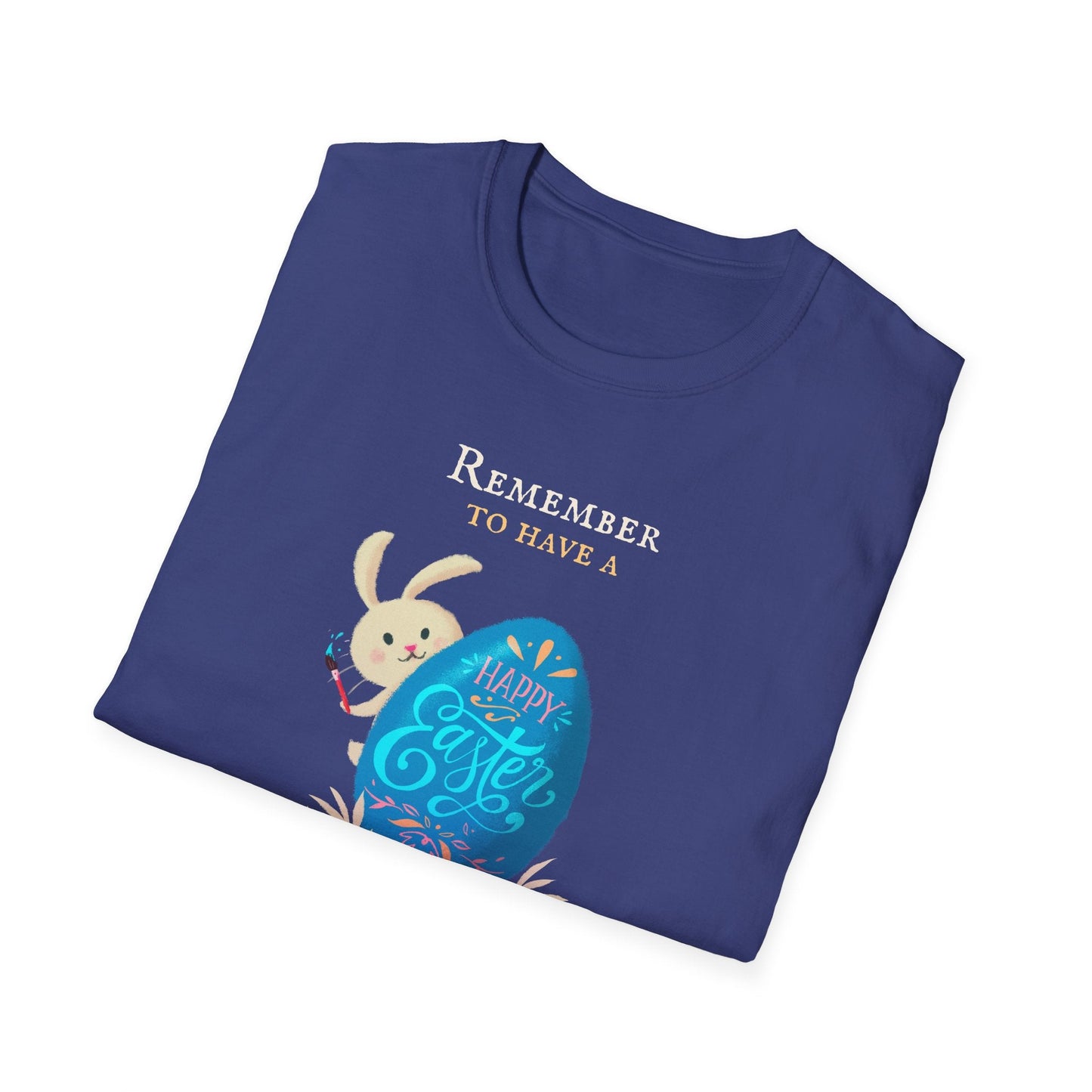 Easter Bunny Egg T Shirt Unisex Softstyle Tee With Easter Signature Prints And Design