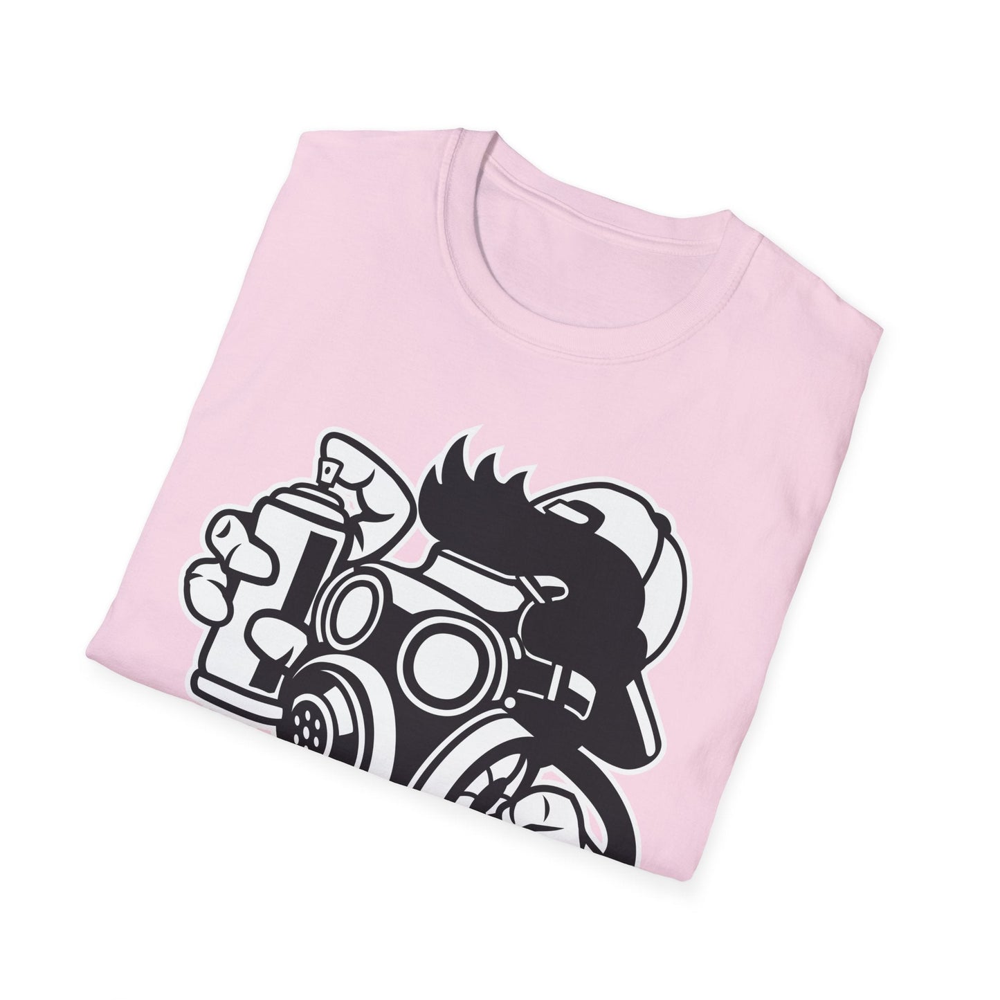 Cartoon T Shirt Unisex Animation Tee Funny Art Design Gildan Softstyle 64000 Ring Spun Cotton
