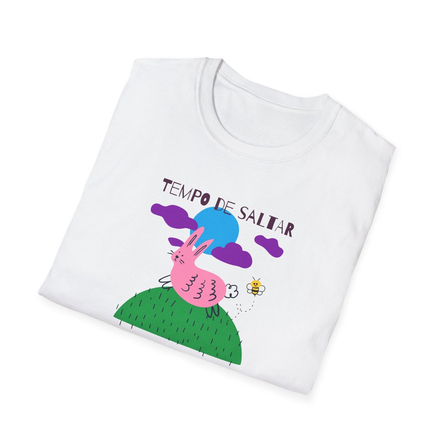 Funny Easter T Shirt Unisex Softstyle 64000 Art Design With Easter Prints 100 Percent Ring Spun Cotton