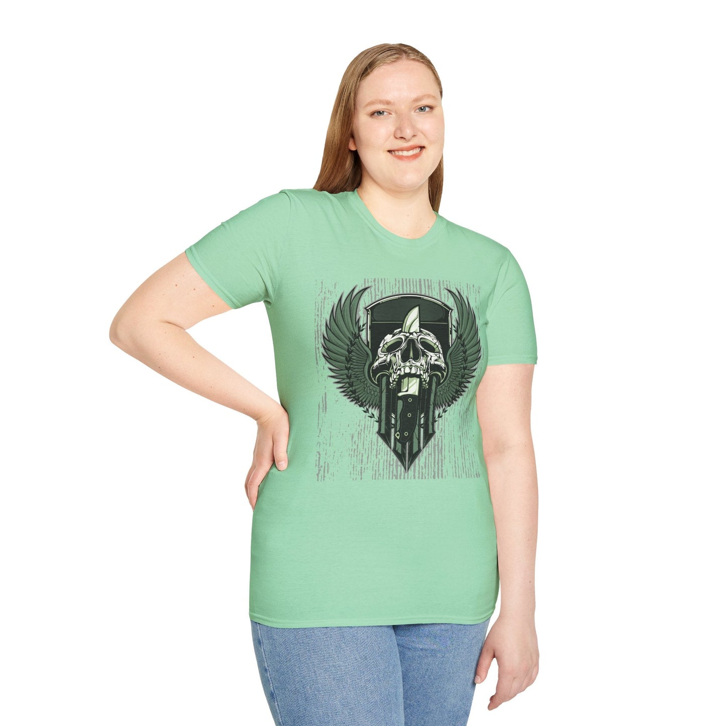 Art Graphic T Shirt Unisex Softstyle Gildan 64000 Cotton Tee With Graphic Design