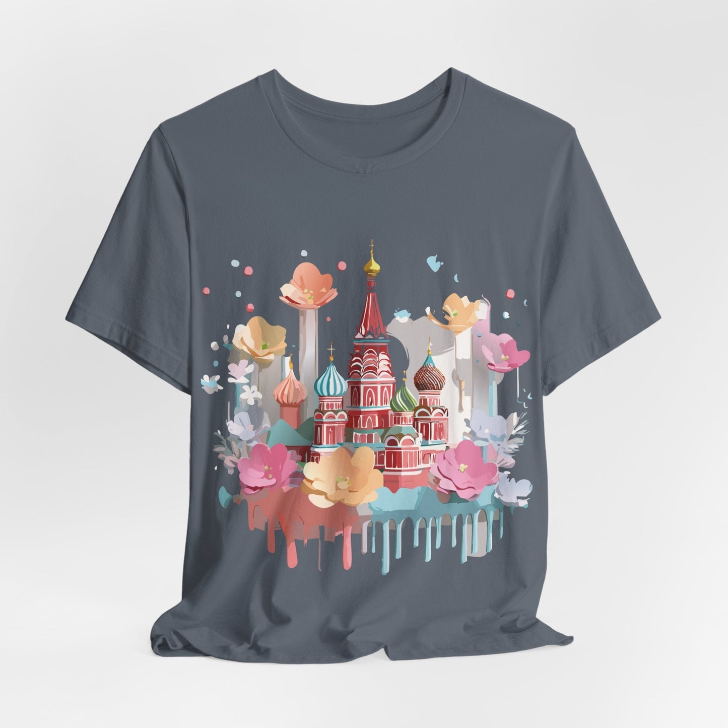 Adelpha Graphic Tee Unisex Jersey Short Sleeve Moscow City Tour Shirt Vintage Inspired Artwork