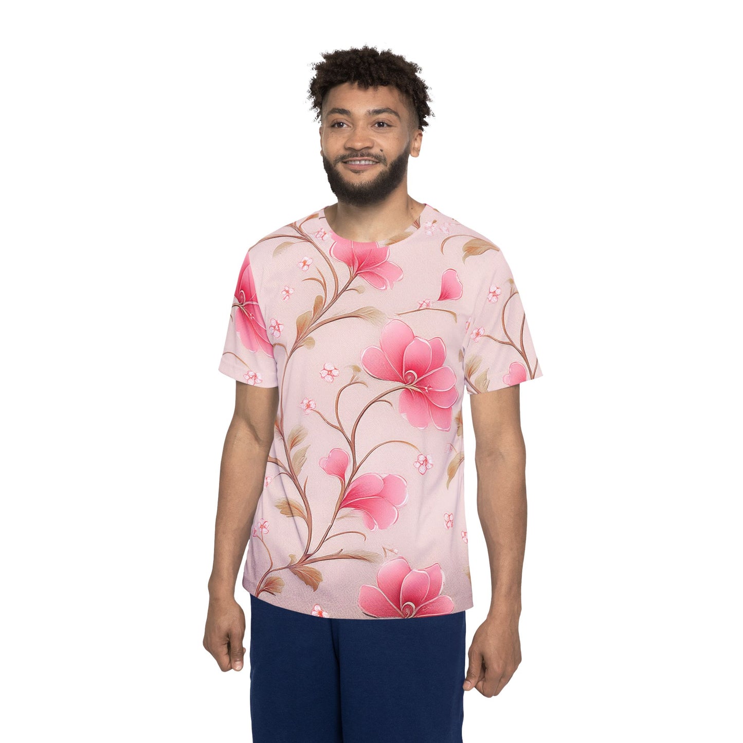 Unisex Floral Shirt, Floral Tee Shirt, Floral T-Shirt, T Shirt with Flowers 17