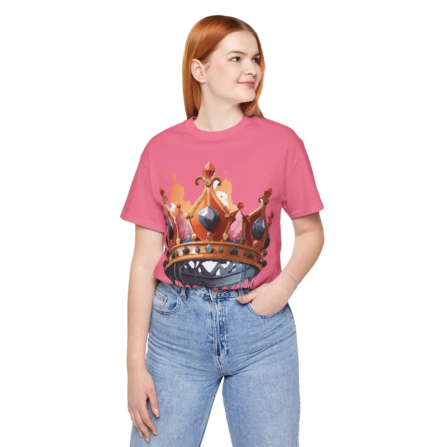 Crown Graphic Unisex 100 Cotton Vintage Artwork Tee 10